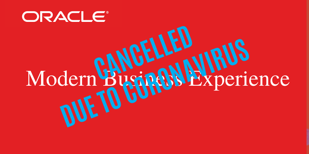 Oracle MBX Cancelled due to Coronavirus Fears; USC Webinar Studies Global Supply Chain Impacts